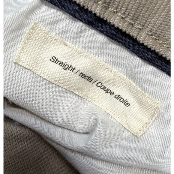 Goodthreads Men’s 40W x 34L light khaki brown Corduroy Straight-Leg Pants - Picture 6 of 8